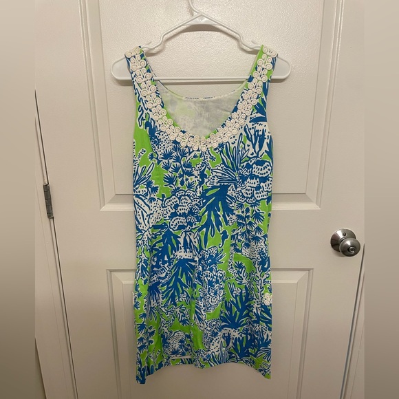 Lily Pulitzer green / blue sundress - Picture 2 of 3